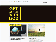 Tablet Screenshot of getalongwithgod.com